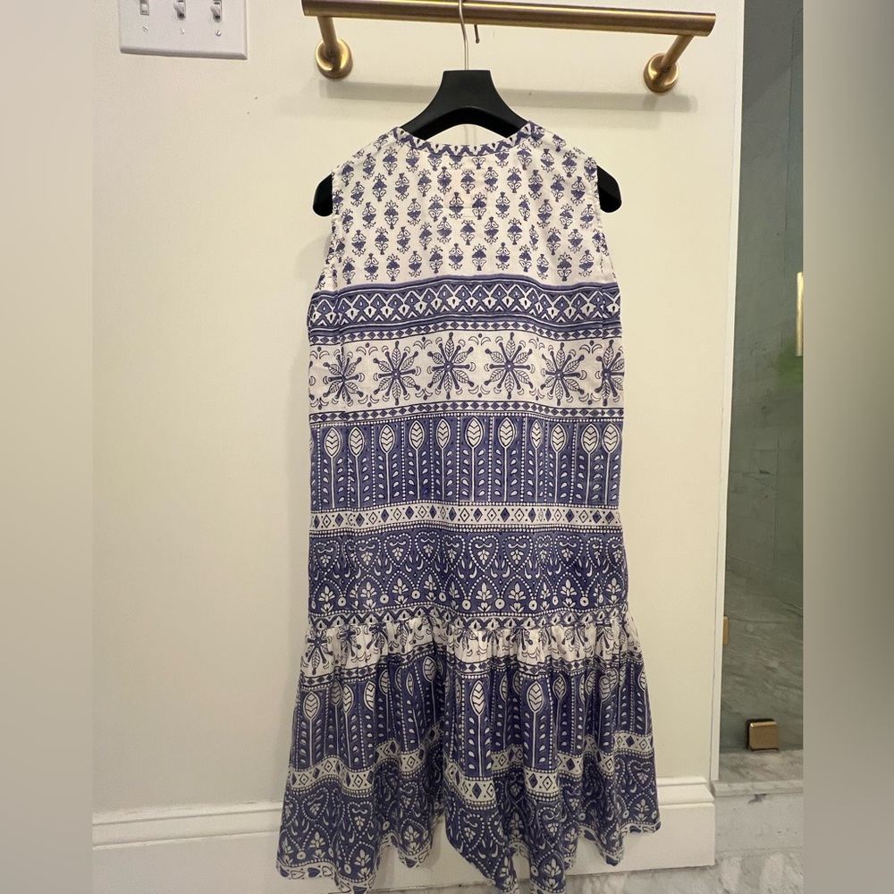 Bell Blue and White Sleeveless Dress. Size small - Picture 3 of 4